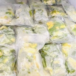 Frozen Fresh Avocado - Cut as required